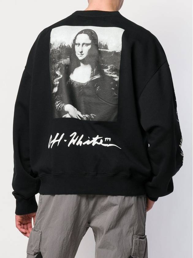 Mona Lisa Printing Logo Sweatshirt - OFF WHITE - BALAAN.