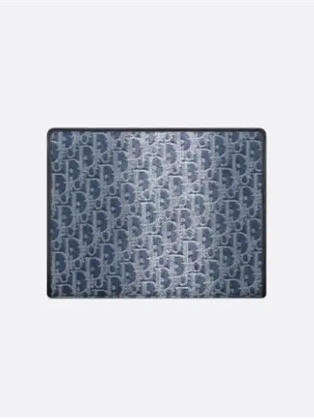 30 Montaine Dea Jacquard Denim Pouch Bag Blue - DIOR - BALAAN 5