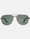 Eyewear Logo Web Sunglasses Gold - GUCCI - BALAAN 3