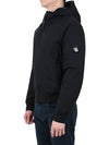 Pro-Tech Ribbed Hooded Jacket Black - CP COMPANY - BALAAN 5