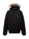 Men's Borden Bomber Heritage Fur Padding Black - CANADA GOOSE - BALAAN 3