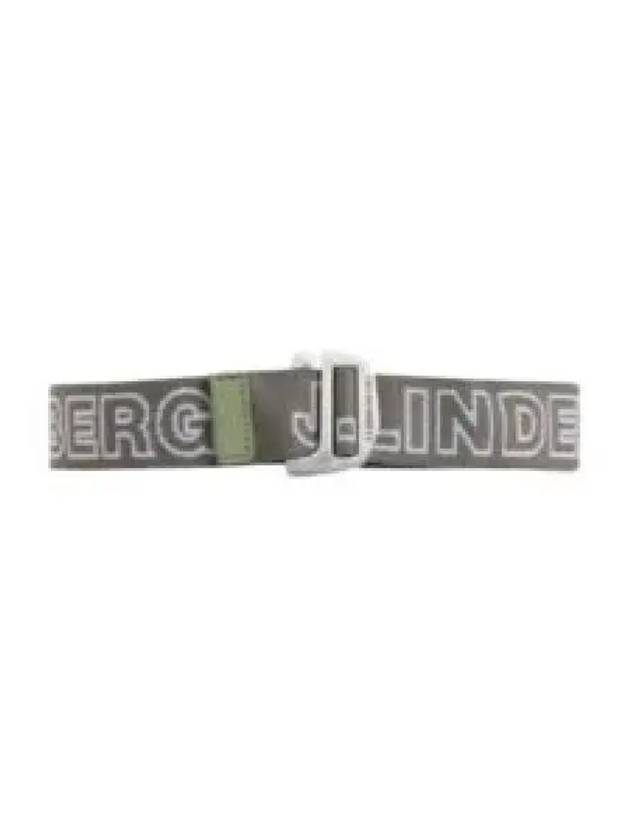 Lennon Webbing Logo Belt Oil Green - J.LINDEBERG - BALAAN 2