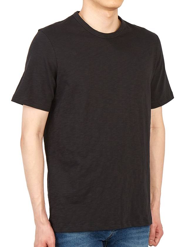 Essential Cosmos Short Sleeve T-Shirt Black - THEORY - BALAAN.