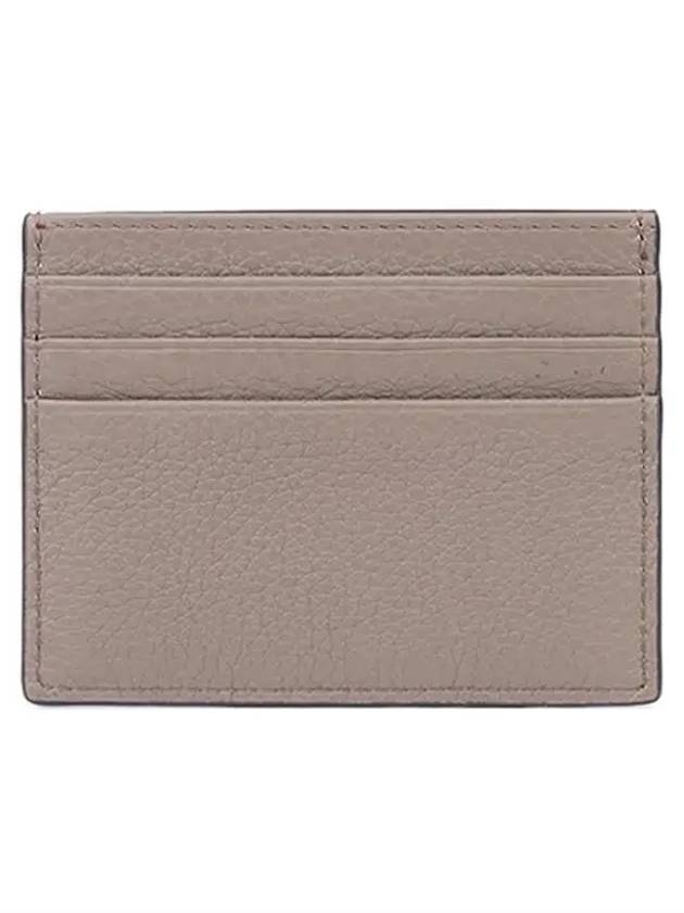 Baguette Leather Card Wallet Burgundy - FENDI - BALAAN 4