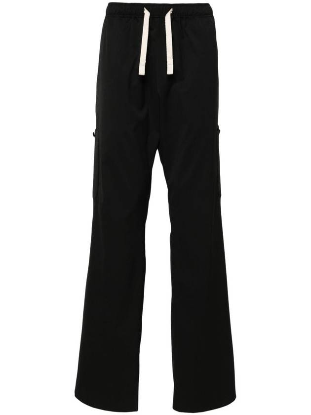 Straight Pants PMCA157R24FAB001 1010 Black - PALM ANGELS - BALAAN 2