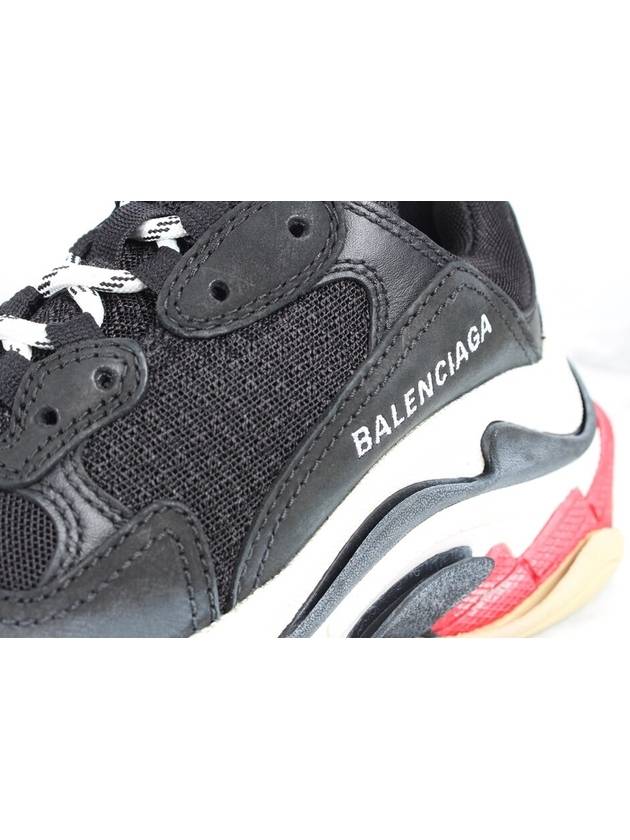 Triple S black red sneakers 35 5 225 - BALENCIAGA - BALAAN 7