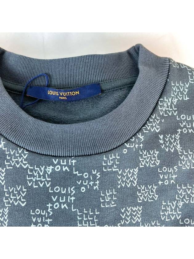 Damier Spread Printed Sweatshirt 1AA4TI - LOUIS VUITTON - BALAAN 5