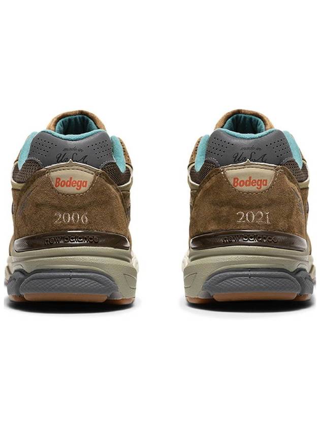 990 V3 Made In USA Anniversary Low Top Sneakers Brown - NEW BALANCE - BALAAN 4