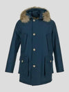 ARCTIC DETACHABLE FUR PARKA CFWOOU0482MRUT0001 MELTON BLUE 925772 - WOOLRICH - BALAAN 1