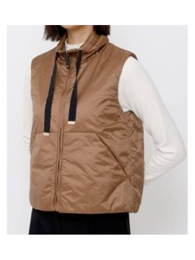 Greenvest Water Repellent Padded Vest Brown - MAX MARA - BALAAN 2