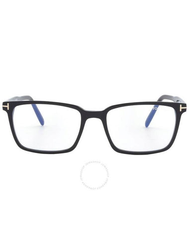 Tom Ford Blue Light Block Rectangular Eyeglasses FT5802-B 001 53 - TOM FORD - BALAAN 1