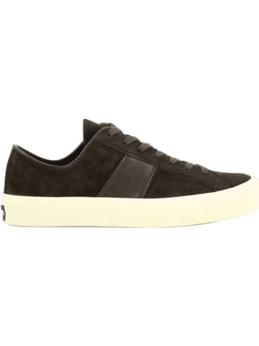 Crostar Suede Cambridge Low Top Sneakers Brown - TOM FORD - BALAAN 1