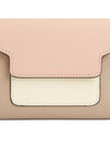 Saffiano Tri-Fold Half Wallet Pink - MARNI - BALAAN 8