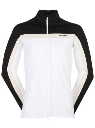 Jarvis Mid Layer Zip-Up Jacket White - J.LINDEBERG - BALAAN 1