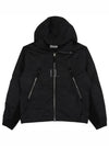 Star Embroidery Hooded Jacket Black - STONE ISLAND - BALAAN 2