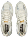 Mesh and Suede Leather Dad-Star Sneakers White Beige - GOLDEN GOOSE - BALAAN 4