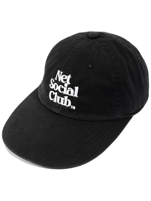 OG LOGO LONGVILLE CAP BLACK - NET SOCIAL CLUB - BALAAN 2