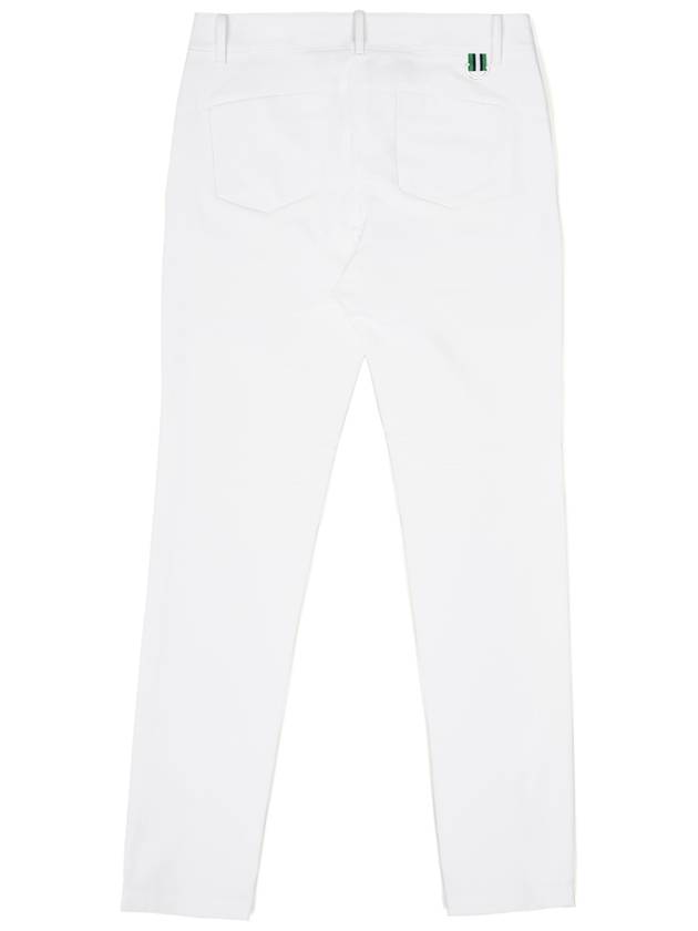 Summer stretch slim fit pants women WHITE - TRIMERE - BALAAN 3