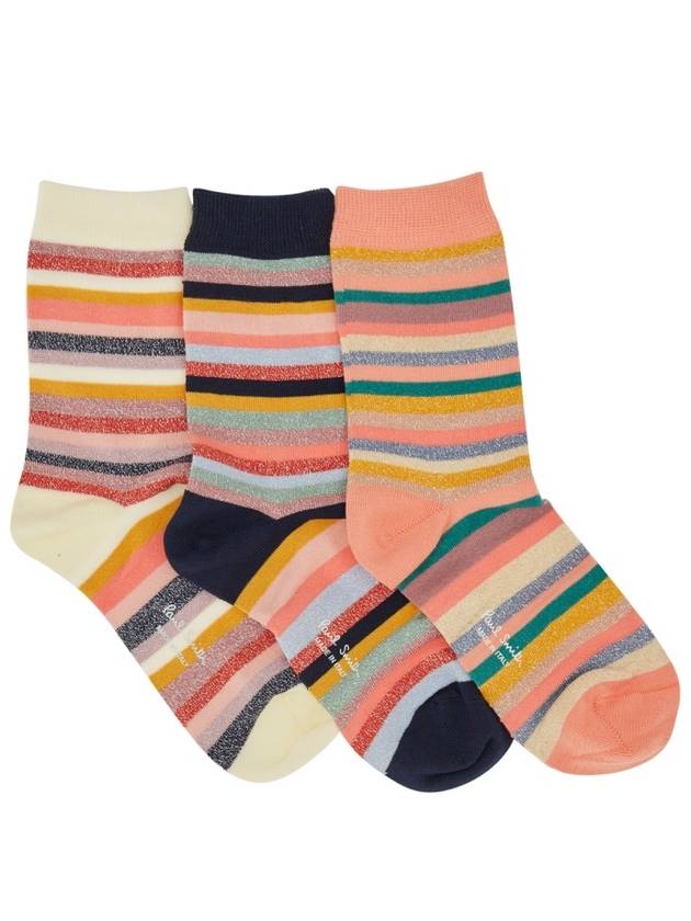 "SIGNATURE STRIPE" SOCKS SET OF 3 PAIRS - PAUL SMITH - BALAAN 1