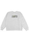 Flowers Comfort Sweatshirt Light Grey Melange - MAISON KITSUNE - BALAAN 2