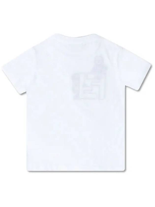 Kids Logo Printing T Shirt JUI123 7AJ F0TU9 - FENDI - BALAAN 3