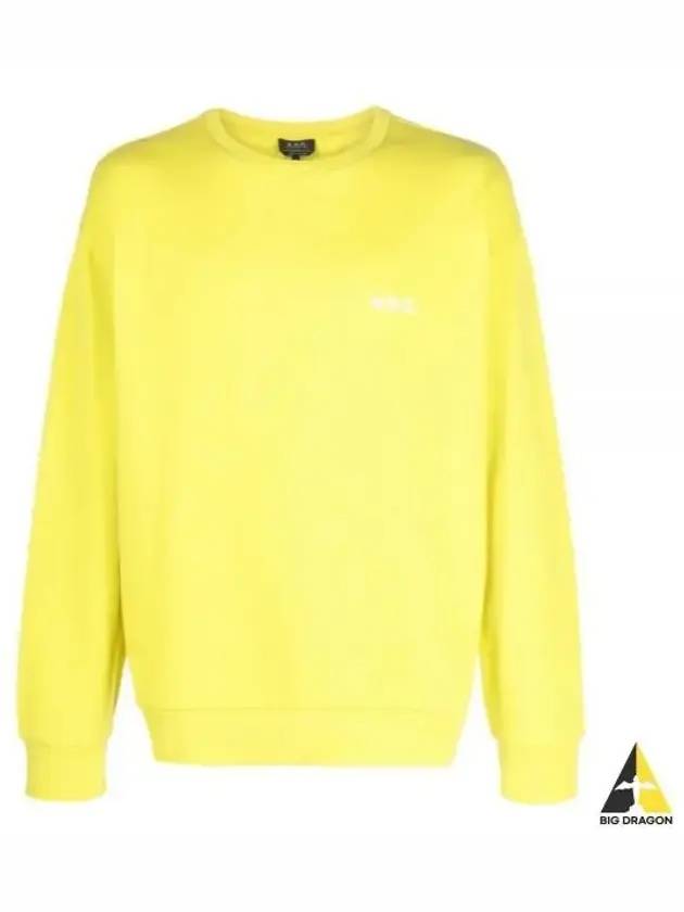 Clint Chest Logo Sweatshirt Yellow - A.P.C. - BALAAN 2