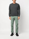 Men's Wappen Patch Cargo Pocket Sweatshirt Grey - STONE ISLAND - BALAAN 7