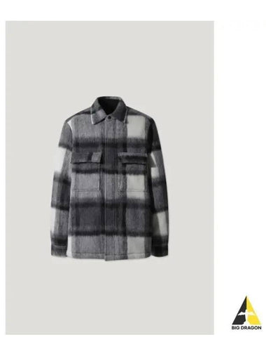 CYRIL wool check shirt jacket IRJAS24006GYP - IRO - BALAAN 1