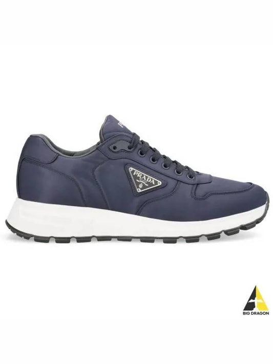 Prax 1 Re-Nylon Low Top Sneakers Blue - PRADA - BALAAN 2