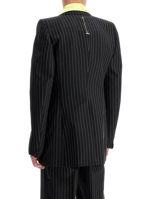 "striped jacket with voluminous - ALEXANDER MCQUEEN - BALAAN 3