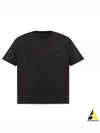 Logo Cotton Short Sleeve T-Shirt Black - MOOSE KNUCKLES - BALAAN 2