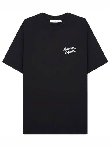 Mini handwriting classic t shirt men s short sleeve - MAISON KITSUNE - BALAAN 1