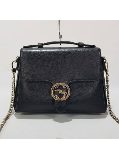 Interlocking top handle small chain shoulder bag 510302 - GUCCI - BALAAN 2