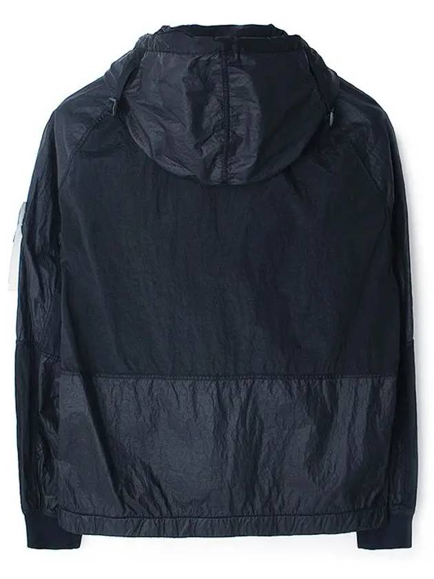 Nylon Metal Windbreaker Navy - STONE ISLAND - BALAAN 3