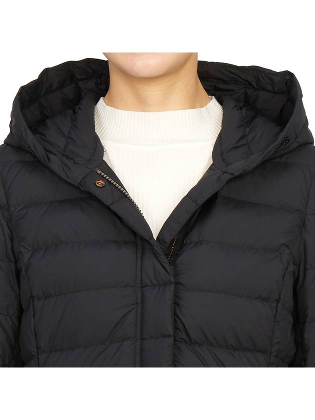 Women's Mega Hood Long Padding Black - PARAJUMPERS - BALAAN 10