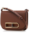 Lingot Small Olen Calf Leather Cross Bag Tan - DELVAUX - BALAAN 3