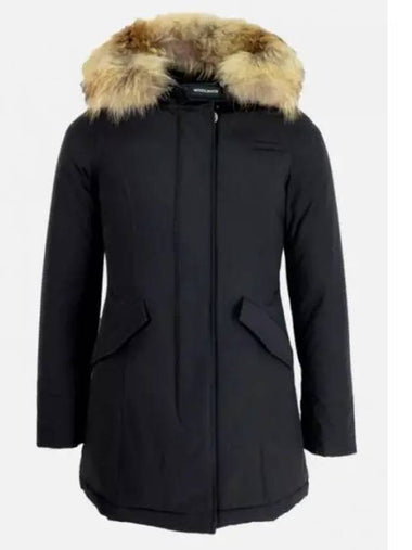 CFWWOU0538FRUT0001 BLK Arctic Raccoon Parka - WOOLRICH - BALAAN 1