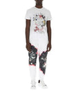 Men's Print Cotton Track Pants White - ALEXANDER MCQUEEN - BALAAN 7