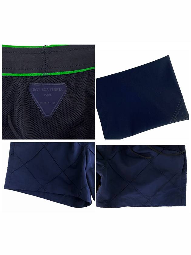 Intrecciato Nylon Swim Shorts Navy - BOTTEGA VENETA - BALAAN 8