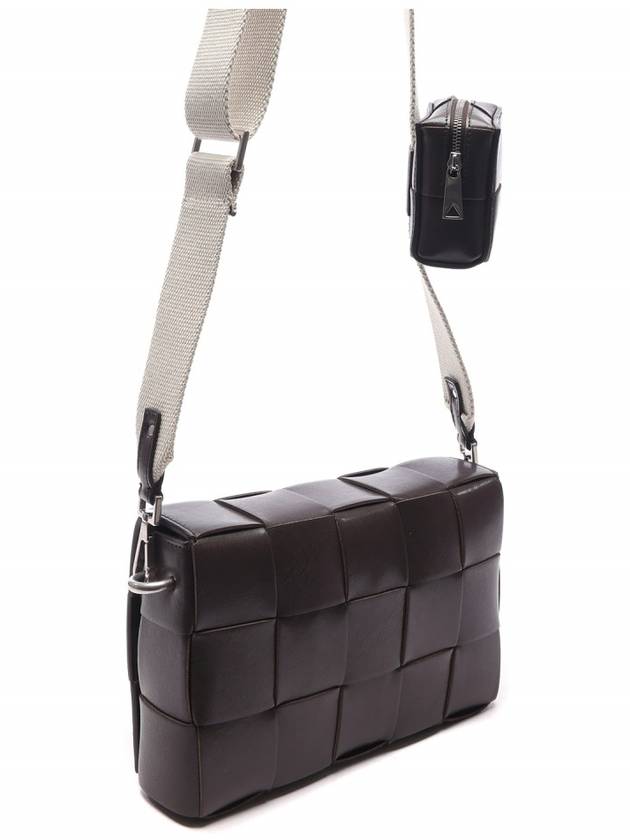 Cassette Versatil Strap Cross Bag Brown - BOTTEGA VENETA - BALAAN 4