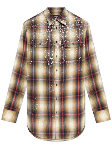 Dsquared2 Checkered Shirt, Women's, Multicolour - DSQUARED2 - BALAAN 1