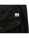 Lens Cargo Straight Pants Black - CP COMPANY - BALAAN 6