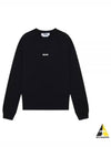 Micro Logo Print Sweatshirt Black - MSGM - BALAAN 2