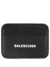 Cash Logo 2 Fold Card Wallet Black - BALENCIAGA - BALAAN 2