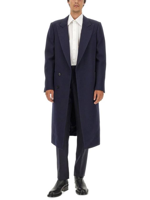 Alexander McQueen Double-Breasted Coat - ALEXANDER MCQUEEN - BALAAN 2