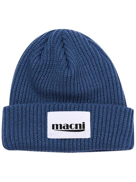 HEAVY KNIT BEANIE BLUE - MACNI - BALAAN 1