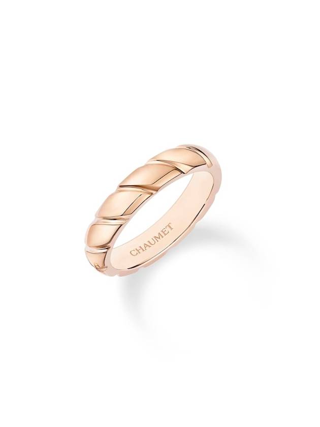 Torsade de Chaumet wedding bandrose gold 082901 - CHAUMET - BALAAN 1