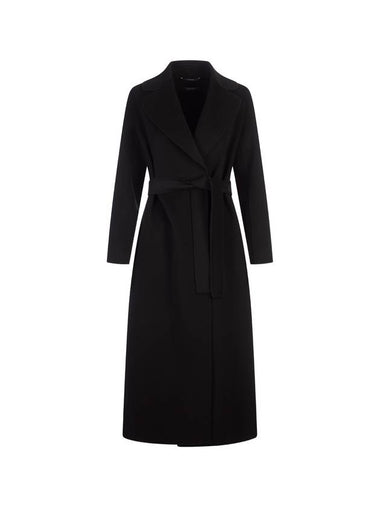 Poldo Belt Wool Single Coat Black - S MAX MARA - BALAAN 1