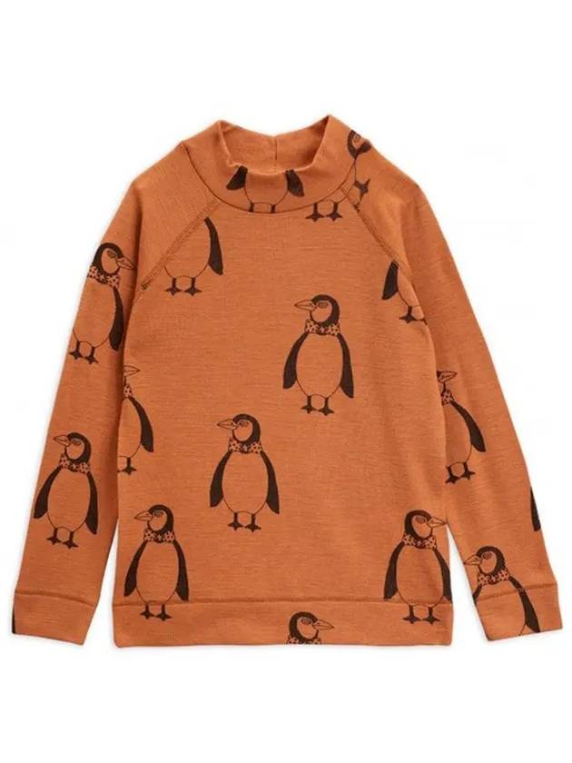 Kids Penguin Wool Long Sleeve T Shirt 20720152 16 - MINI RODINI - BALAAN 2