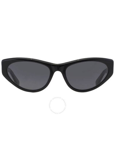 Moschino Grey Cat Eye Ladies Sunglasses MOS077/S 0807/IR 56 - MOSCHINO - BALAAN 1